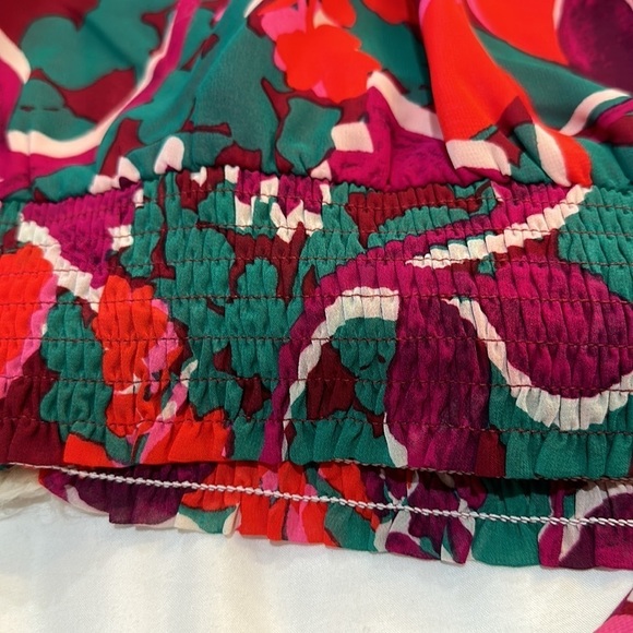 Bar lll Floral Cropped Top NWT Sz XL - Picture 3 of 6